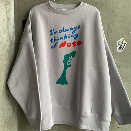 NOTO想いスウェット