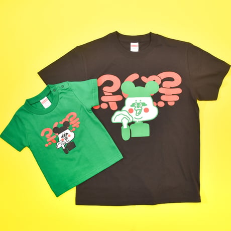 ぎょうざパンダTシャツ　キッズ