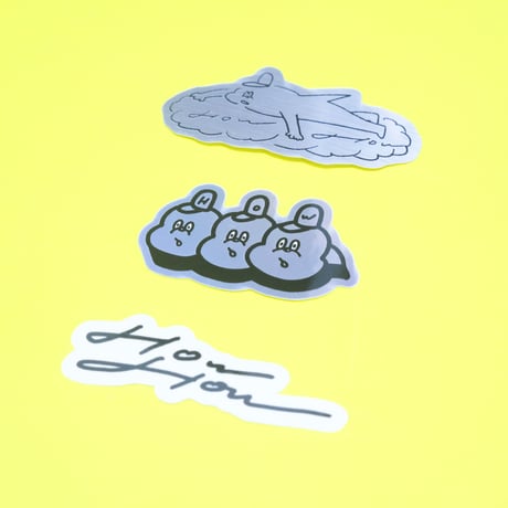 HOW drawing ステッカー3枚セット