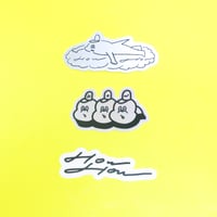HOW drawing ステッカー3枚セット