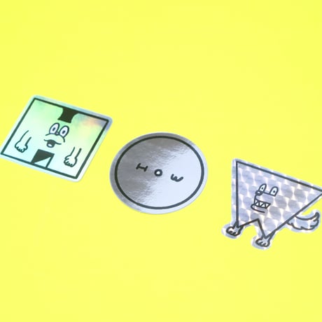 HOW LOGONIMALS  ステッカー3枚セット