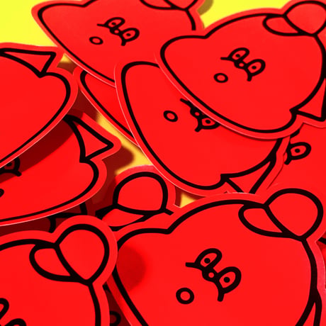 ハウハウ neon sticker