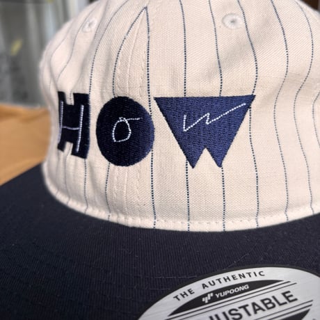 HOW ストライプCAP
