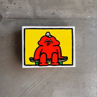 ミニ原画「滑らかに滑らかに、ひとやすみ、ひとやすみ」