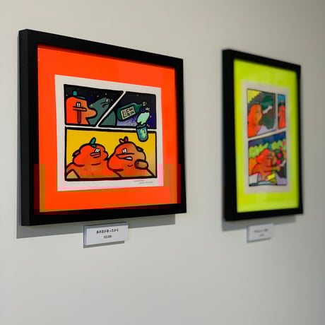 「Life goes on」展示の様子
