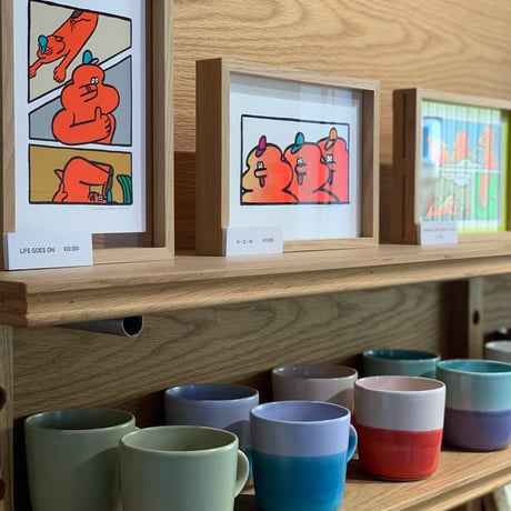 「Life goes on」展示の様子