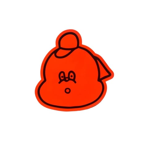 ハウハウ neon sticker
