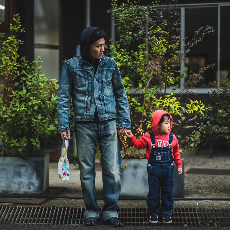 TCB JEANS faded s 40's セットアップ Fat Cats Records】Faded S40's Jacket 14oz | TCB