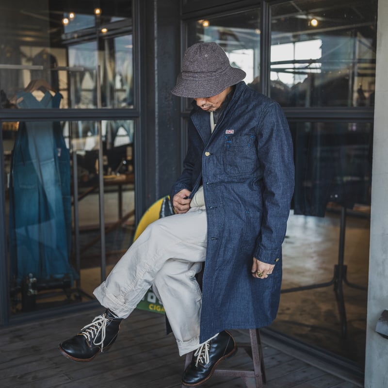 Cathartt Traveller Coat Denim Ripstop | TCB jeans