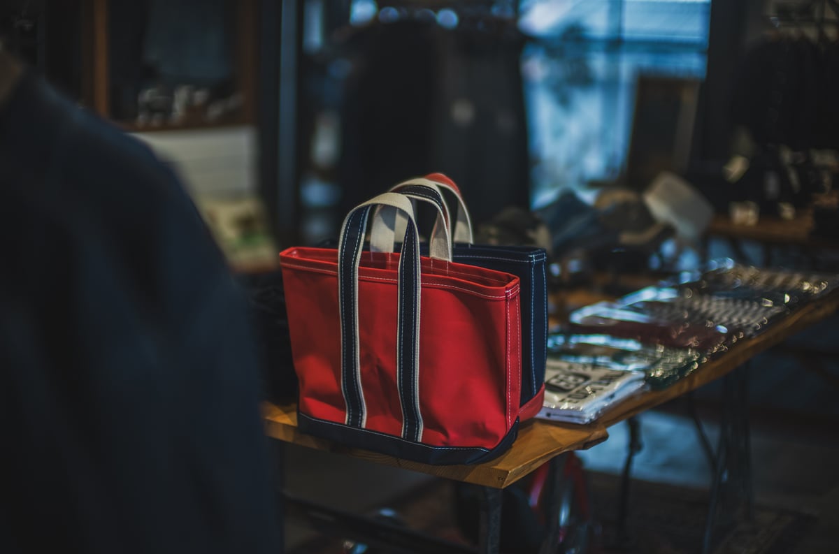 WORKERS K&TH Deluxe Tote Bag【GRN×NVY】 Workers/ワーカーズ 「Deluxe Tote Bag / デラックストート バック