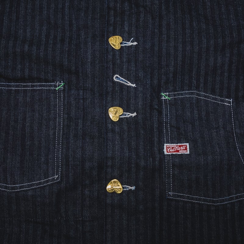 Cathartt Chore Coat Denim Herringbone | TCB jeans