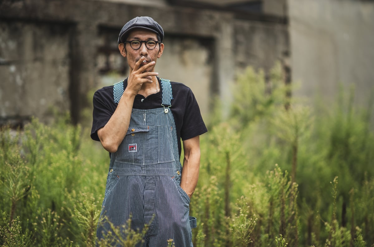 TCBジーンズ　Wrecking Crew 　ランダムヒッコリーストライプ TCB jeans / Wrecking Crew Pants Random Hickory Stripe