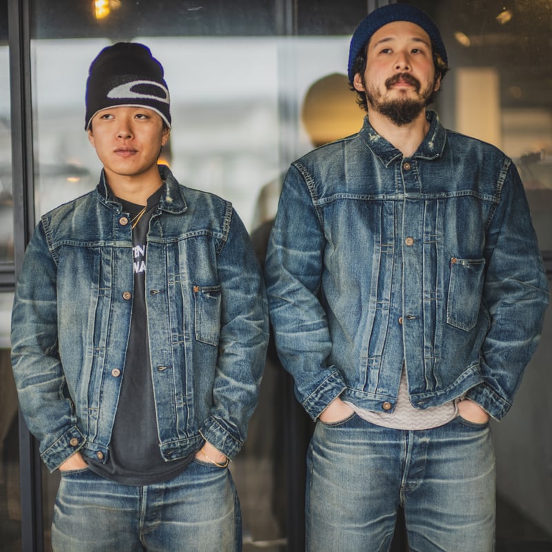 Fat Cats Records】Faded S40's Jeans 14oz | TCB