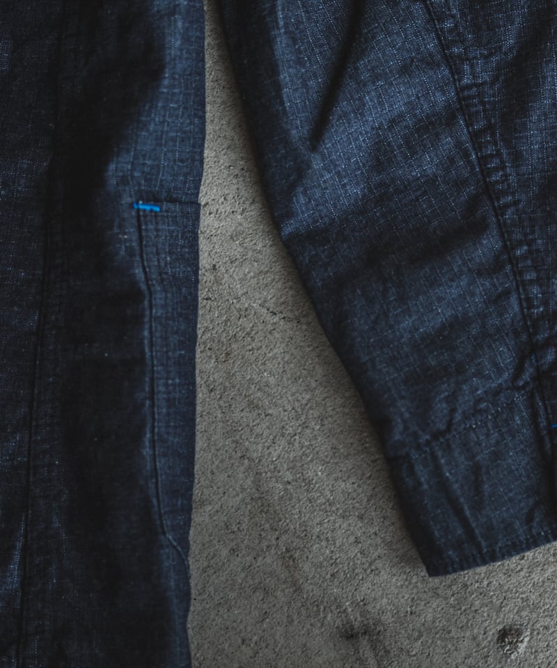 Cat A Log Traveller Coat Denim Ripstop | TCB j