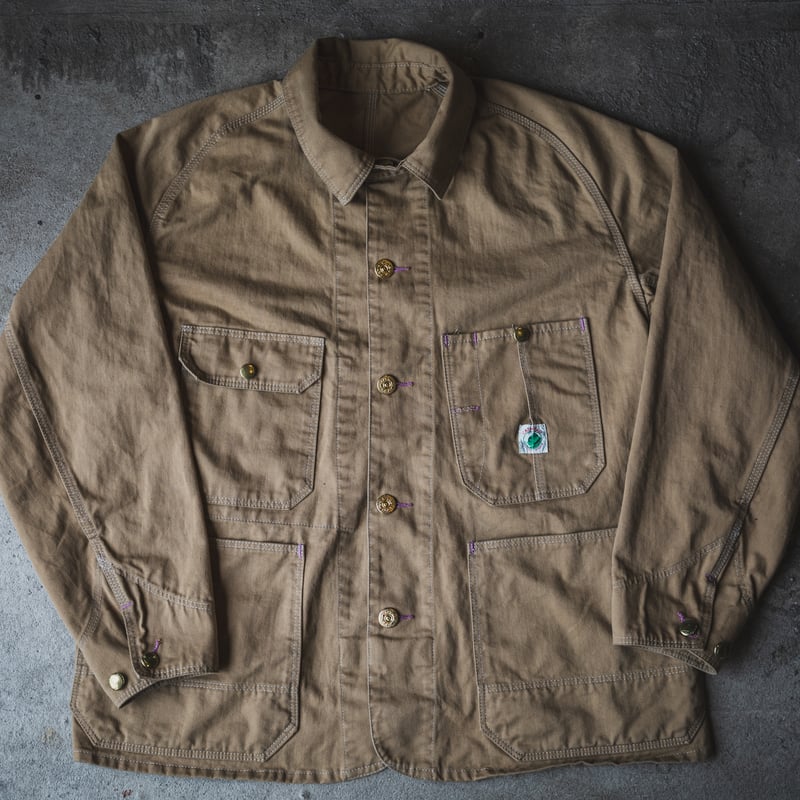 Cat Head Jacket Khaki Drill | TCB jeans