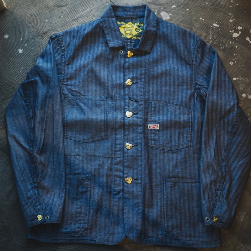 Cathartt Chore Coat Indigo Herringbone | TCB jeans