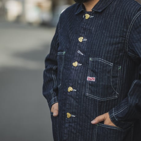 Cathartt Chore Coat Denim Herringbone