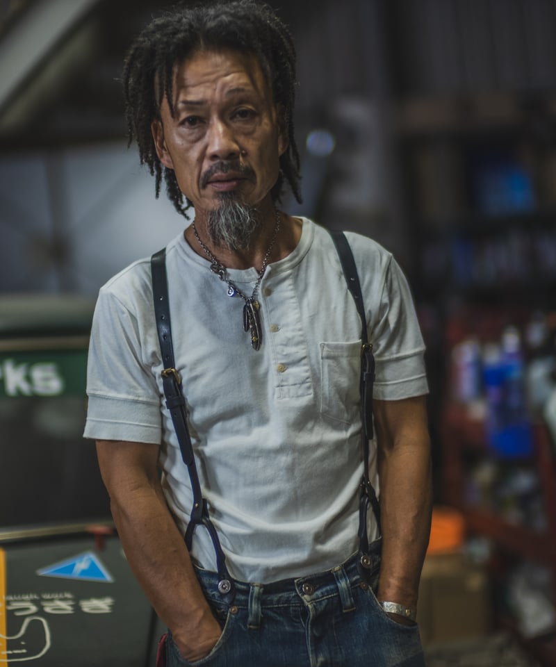 TCB Leather Suspenders | TCB jeans