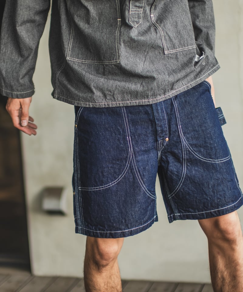 TCBジーンズ　paintershorts ペインターショーツ　L 極美品 Painter Shorts | TCB jeans