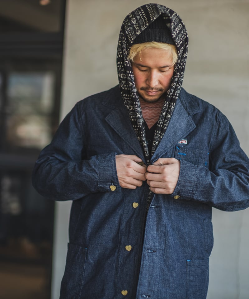 Cat A Log Traveller Coat Denim Ripstop | TCB j