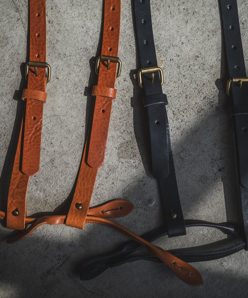 TCB Leather Suspenders | TCB jeans