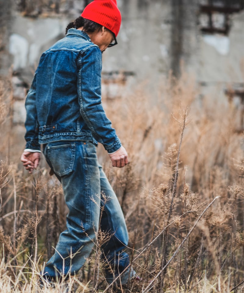 Fat Cats Records】Faded S40's Jeans 14oz | TCB