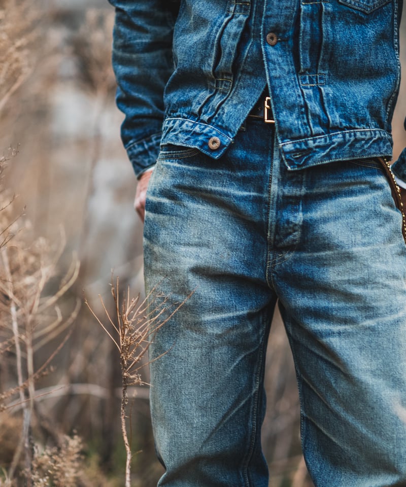 Fat Cats Records】Faded S40's Jeans 14oz | TCB