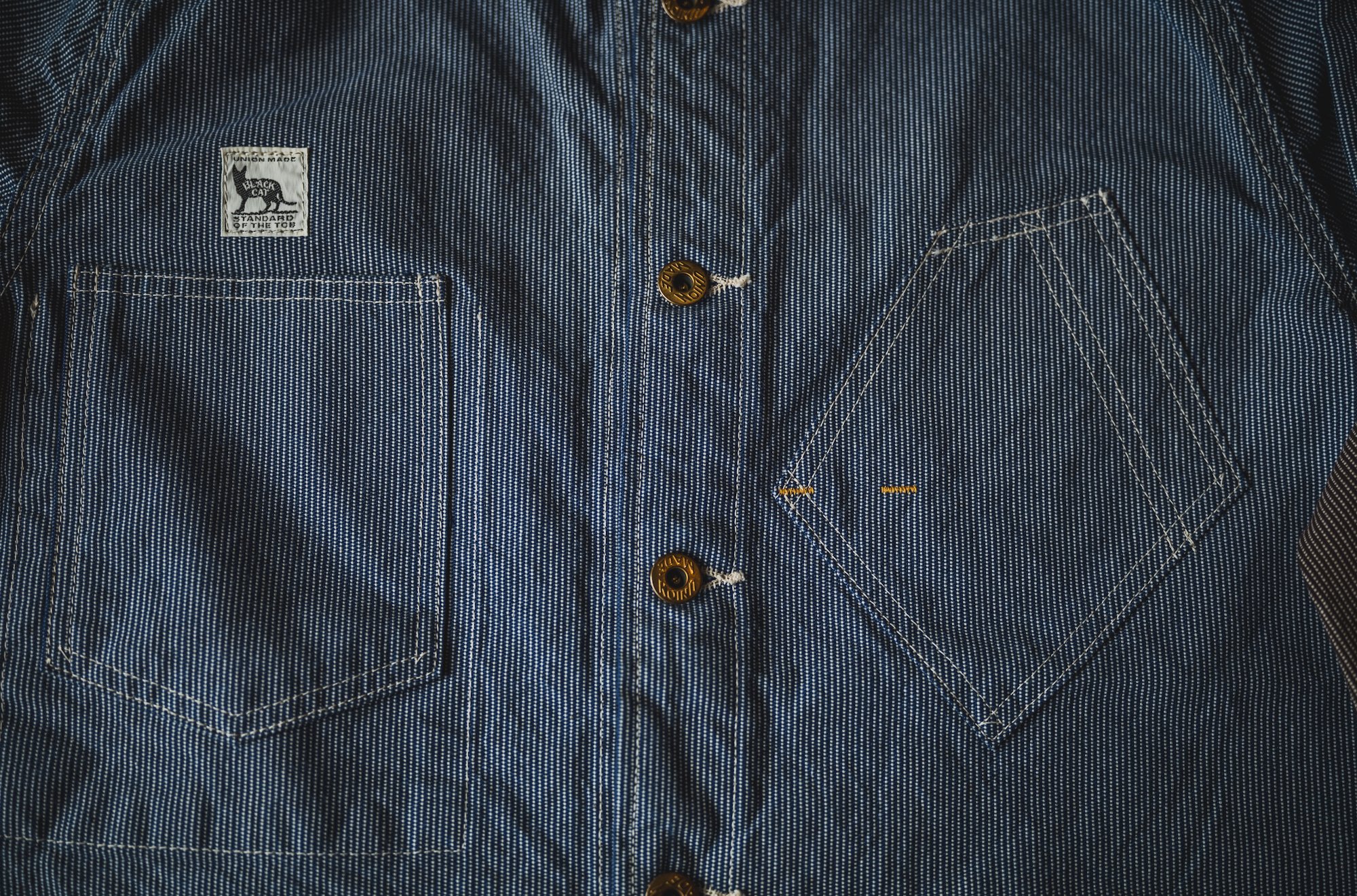 BLACK CAT JACKET Pin Check | TCB jeans