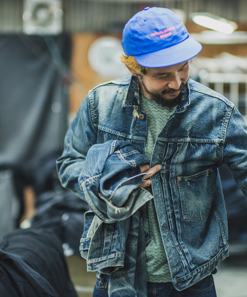 う*ん様 tcbジーンズ40s Fat Cats Record Fat Cats Records】Faded S40's Jacket 14oz | TCB