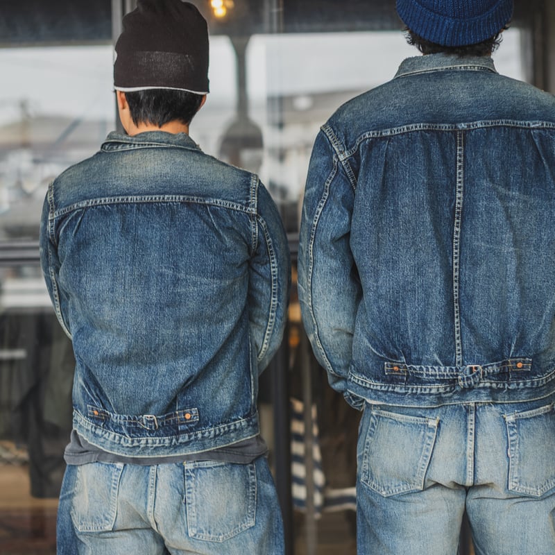 TCBJeans Fat Cats Record S40's Jeans 新品 Fat Cats Records】Faded S40's Jeans 14oz | TCB