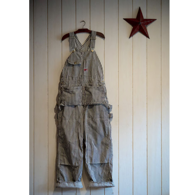 パンツ TCB JEANS HANDYMAN PANTS HICKORY STRIPE TCB jeans / Handyman Pants Hickory Stripe - ハンディマン