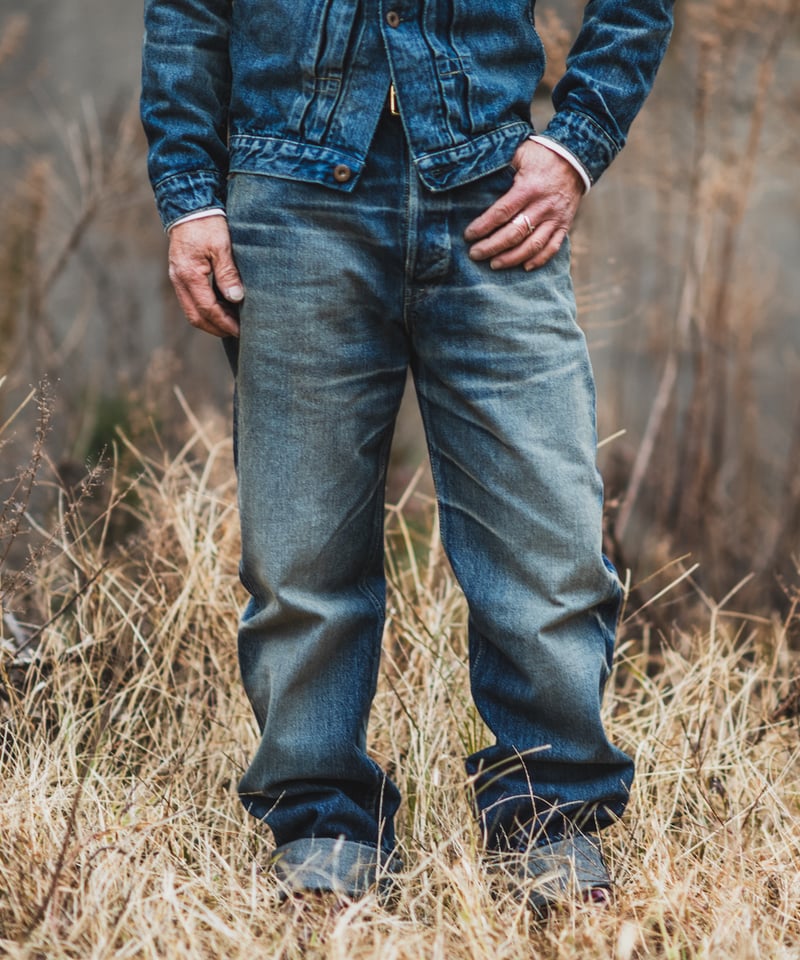 Fat Cats Records】Faded S40's Jeans 14oz | TCB