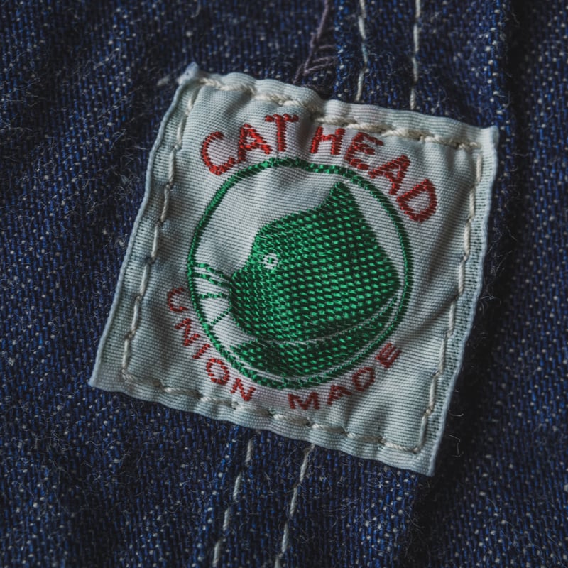 『新品』TCBジーンズ カバーオール Cat Head JacKet サイズ40 TCB jeans TCBジーンズ Cat Head Jacket キャットヘッド