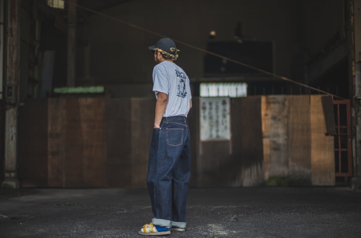 MISSION DISTRICT TCB Jeans Old Baggy デニム TCB JEANS × MOTO × MISSION DISTRICT】Old Baggy Jeans コラボ