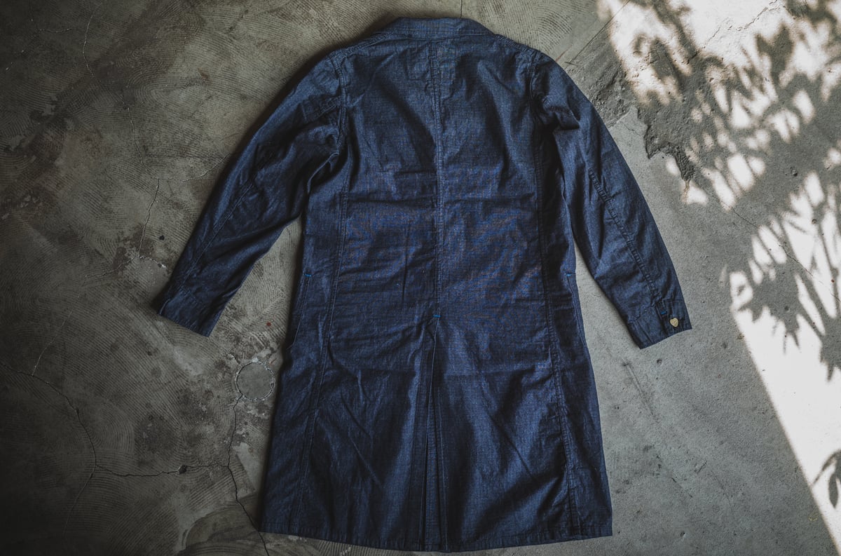 Cathartt Traveller Coat Denim Ripstop | TCB jeans