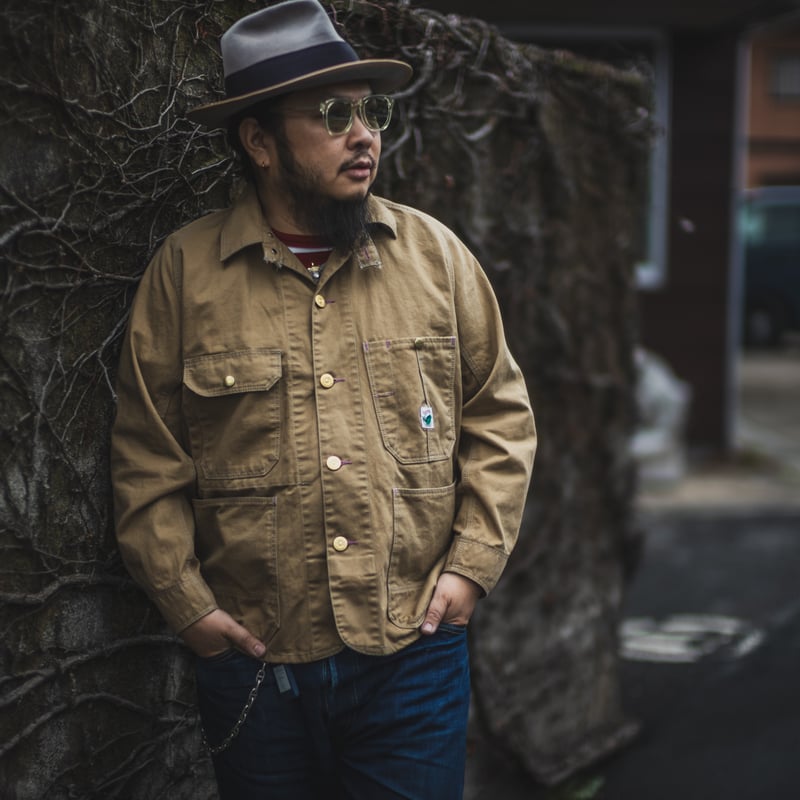 Cat Head Jacket Khaki Drill | TCB jeans