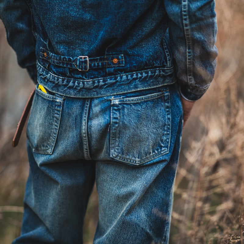 Fat Cats Records】Faded S40's Jeans 14oz | TCB