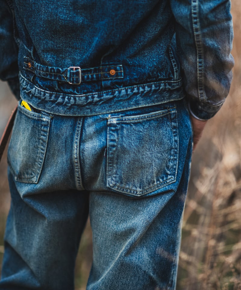 Fat Cats Records】Faded S40's Jeans 14oz | TCB