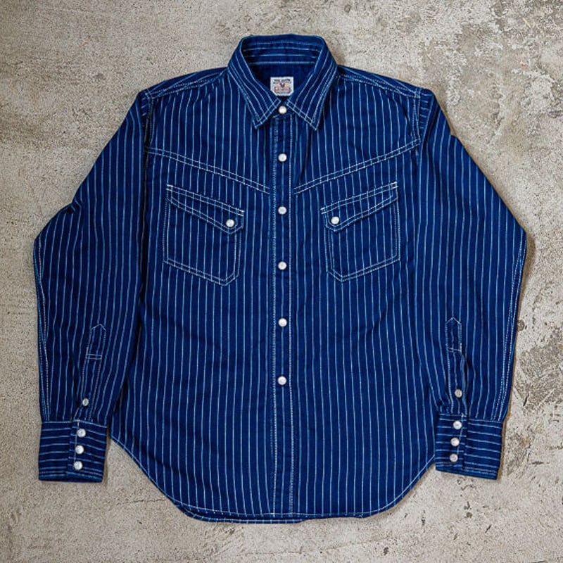 TCB RANCHMAN Shirt BLUE WABASH | TCB jeans
