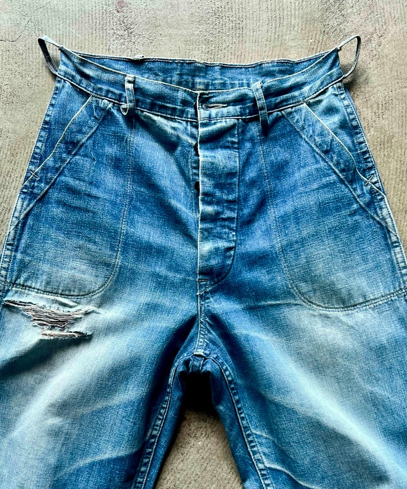 SEAMENS TROUSERS / USN デッキパンツ | TCB jeans