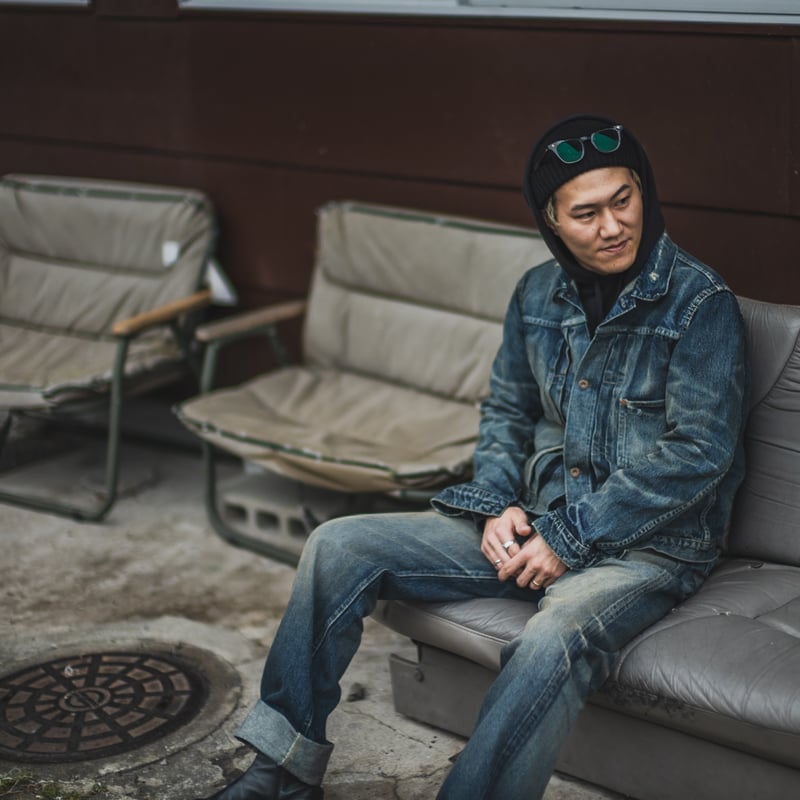 TCB JEANS faded s 40's セットアップ Fat Cats Records】Faded S40's Jacket 14oz | TCB