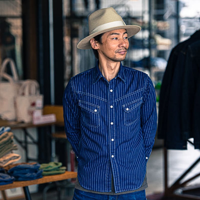 TCB RANCHMAN Shirt BLUE WABASH | TCB jeans