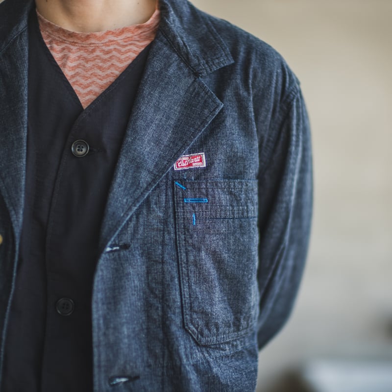 Cathartt Traveller Coat Denim Ripstop | TCB jeans