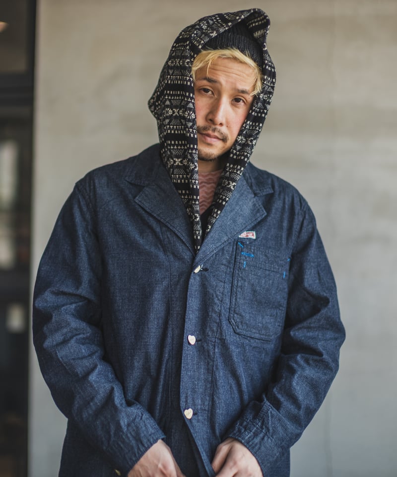 Cat A Log Traveller Coat Denim Ripstop | TCB j