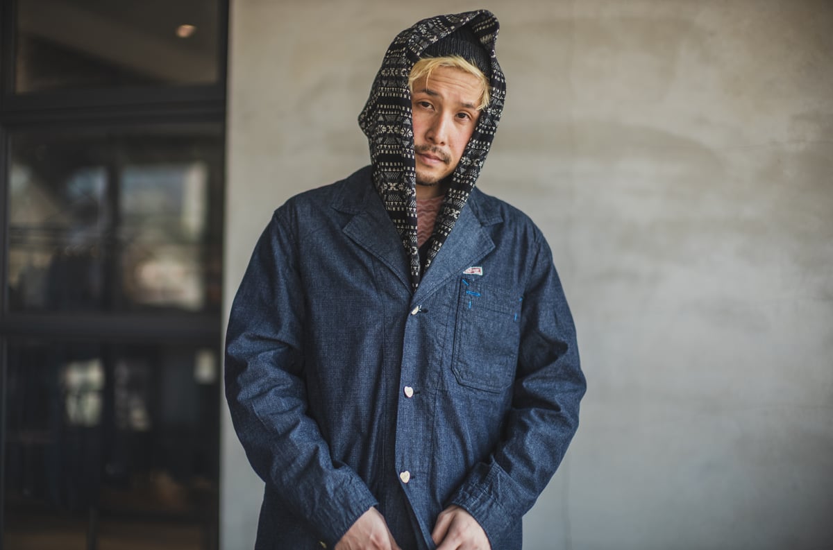 Cathartt Traveller Coat Denim Ripstop | TCB jeans