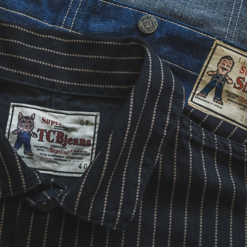 Tabby's Coat Black Wabash | TCB jeans