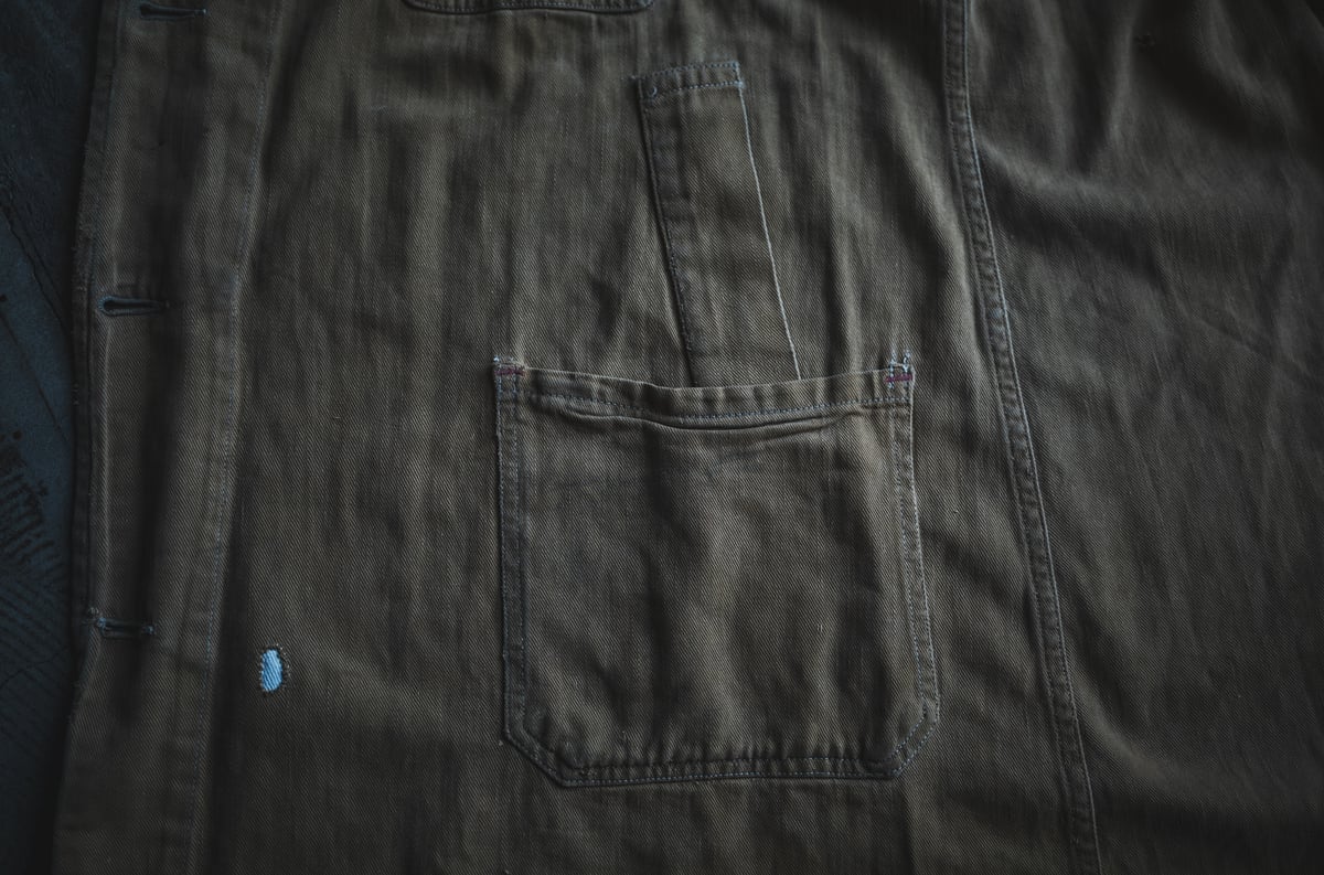 Cathartt Traveller Coat Denim Ripstop | TCB jeans