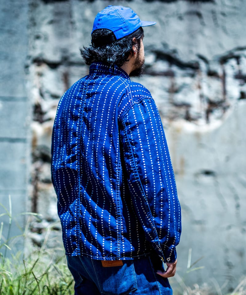 Cat A Log Chore Coat Paw Stripe | TCB jeans