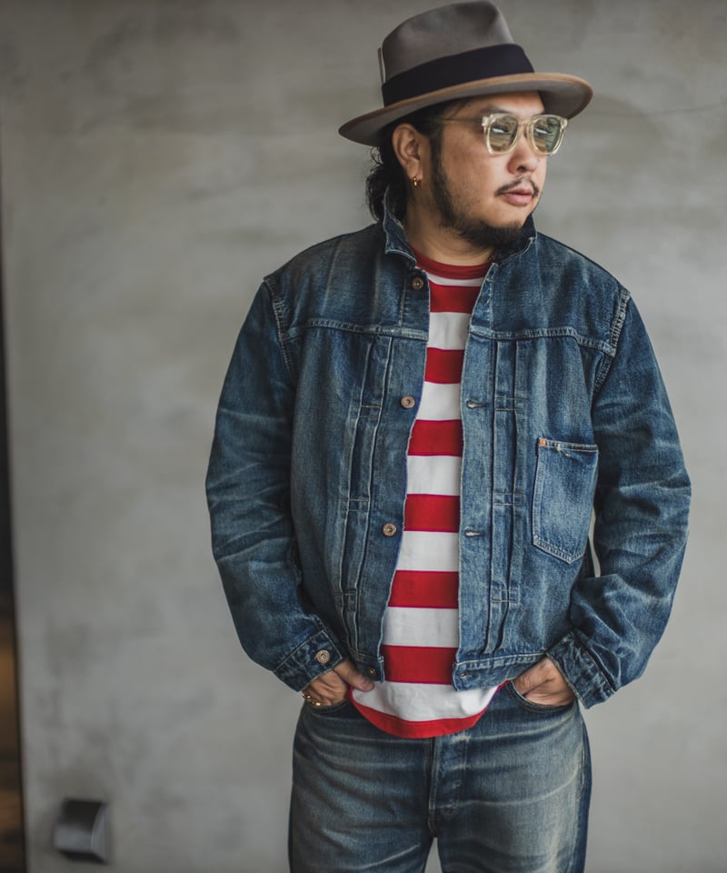 Fat Cats Records】Faded S40's Jeans 14oz | TCB