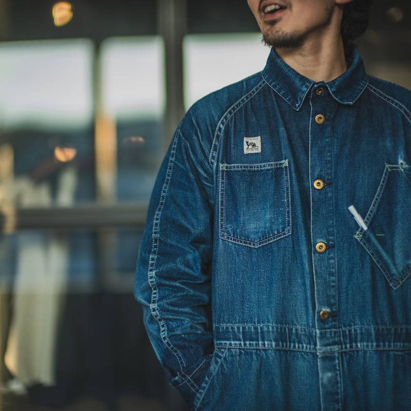 TCB JEANS Black Cat Crew Suit サイズ36 TCB jeans TCBジーンズ Black Cat Crew Suit ブラックキャットクルー